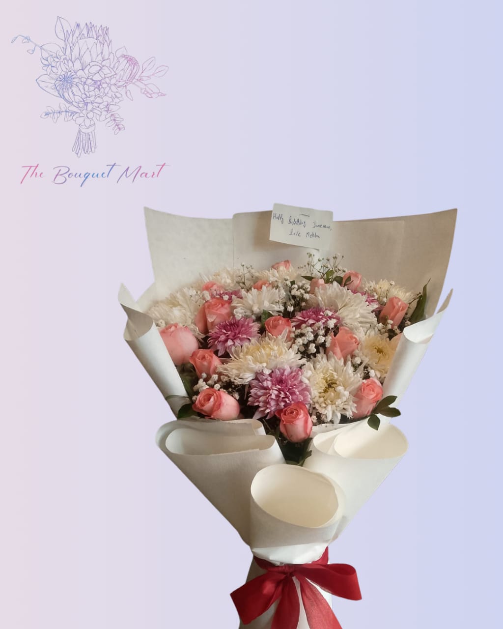 Elegant Multicolor Flowers – Stylish Floral Bouquet