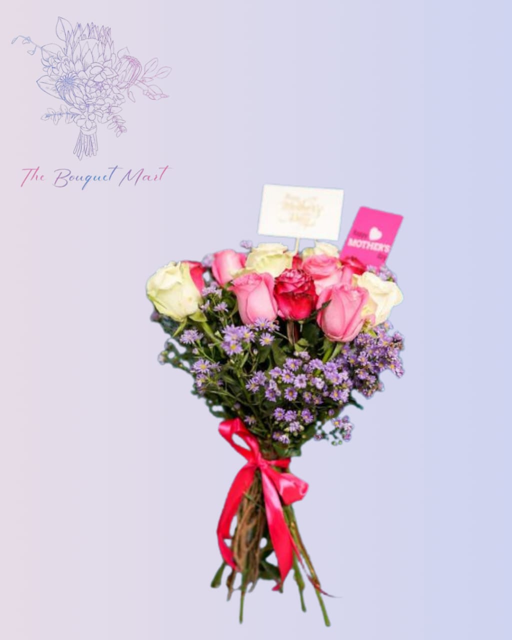 Mixed Roses Bouquet – Colorful Love Surprise