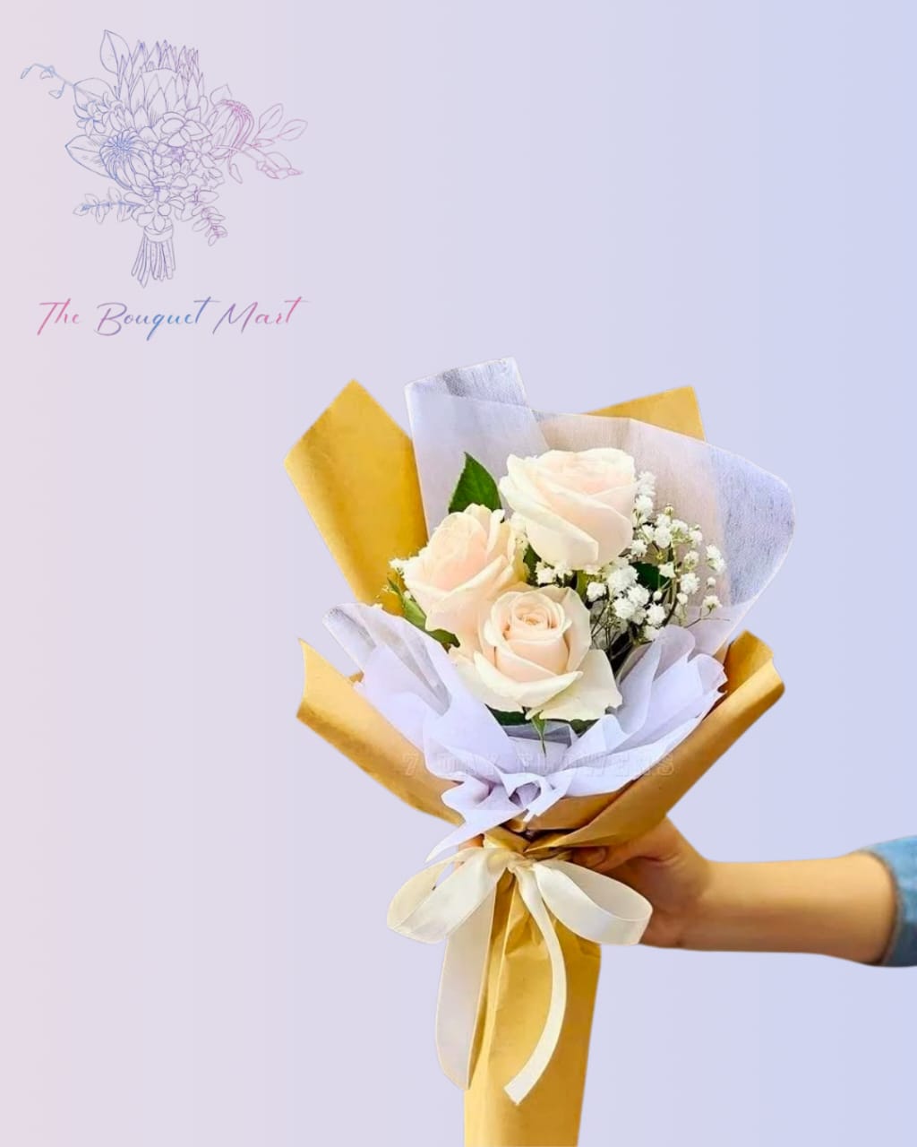 Elegant White Roses – Purity & Romance