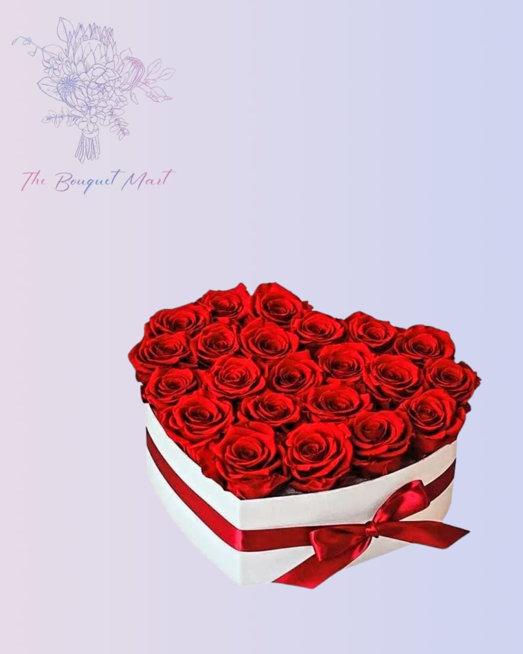 Heart-Shaped Red Roses – Valentine Special