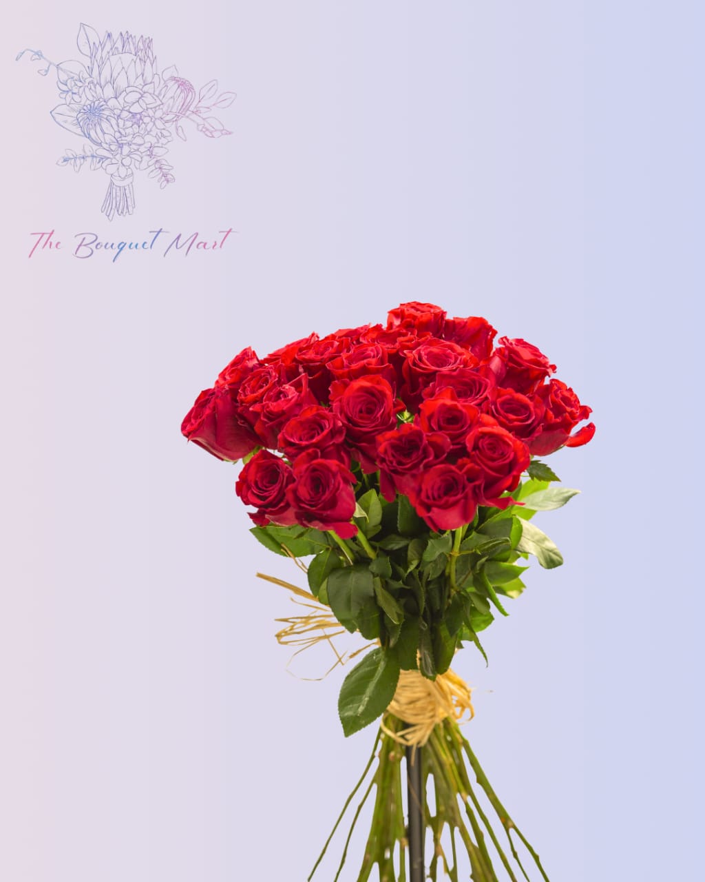 Long-Stemmed Red Roses – Anniversary Flowers